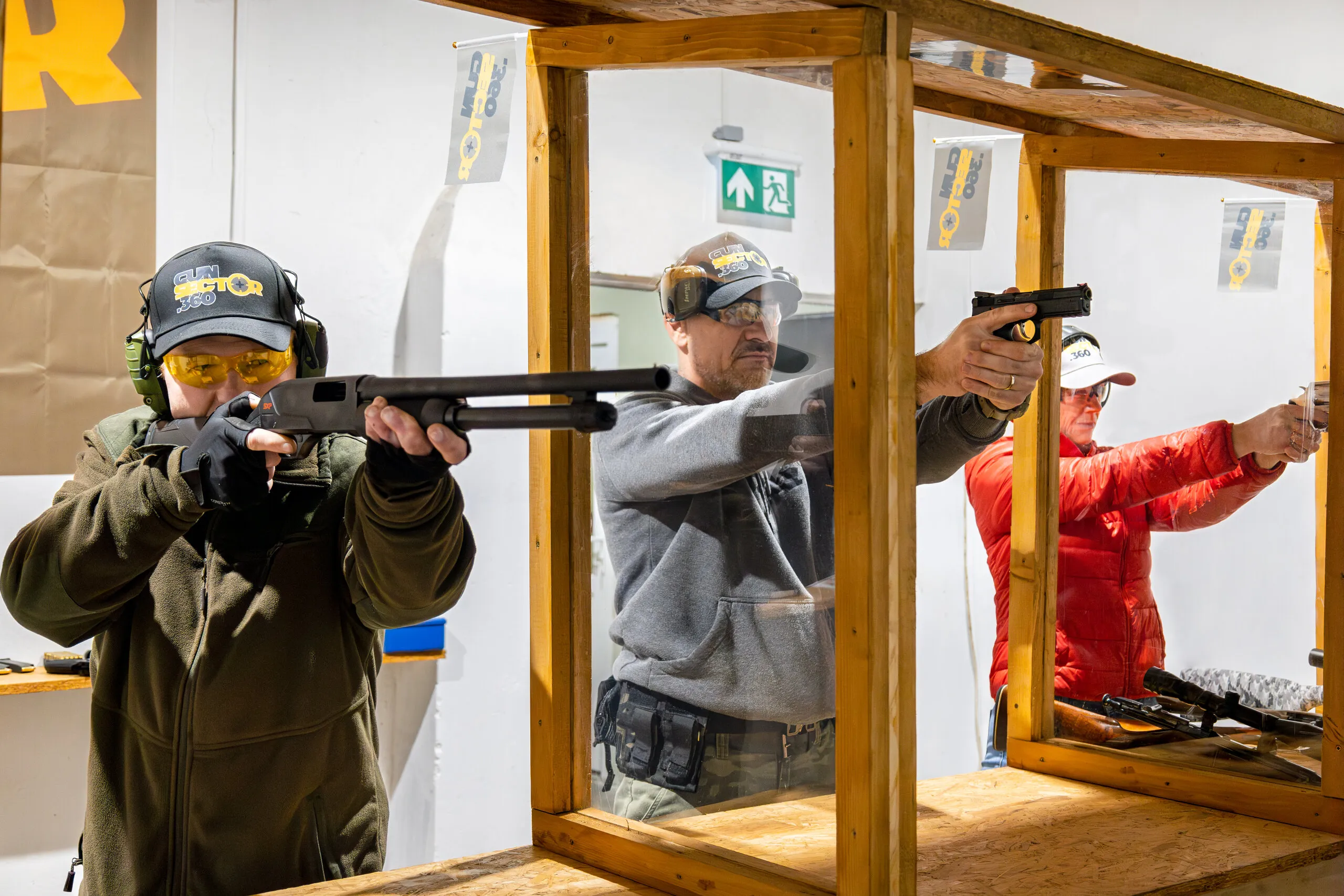 Gun Sector 360 professzionális beltéri lőtér Hevesen - biztonságos környezet kezdőknek és haladóknak