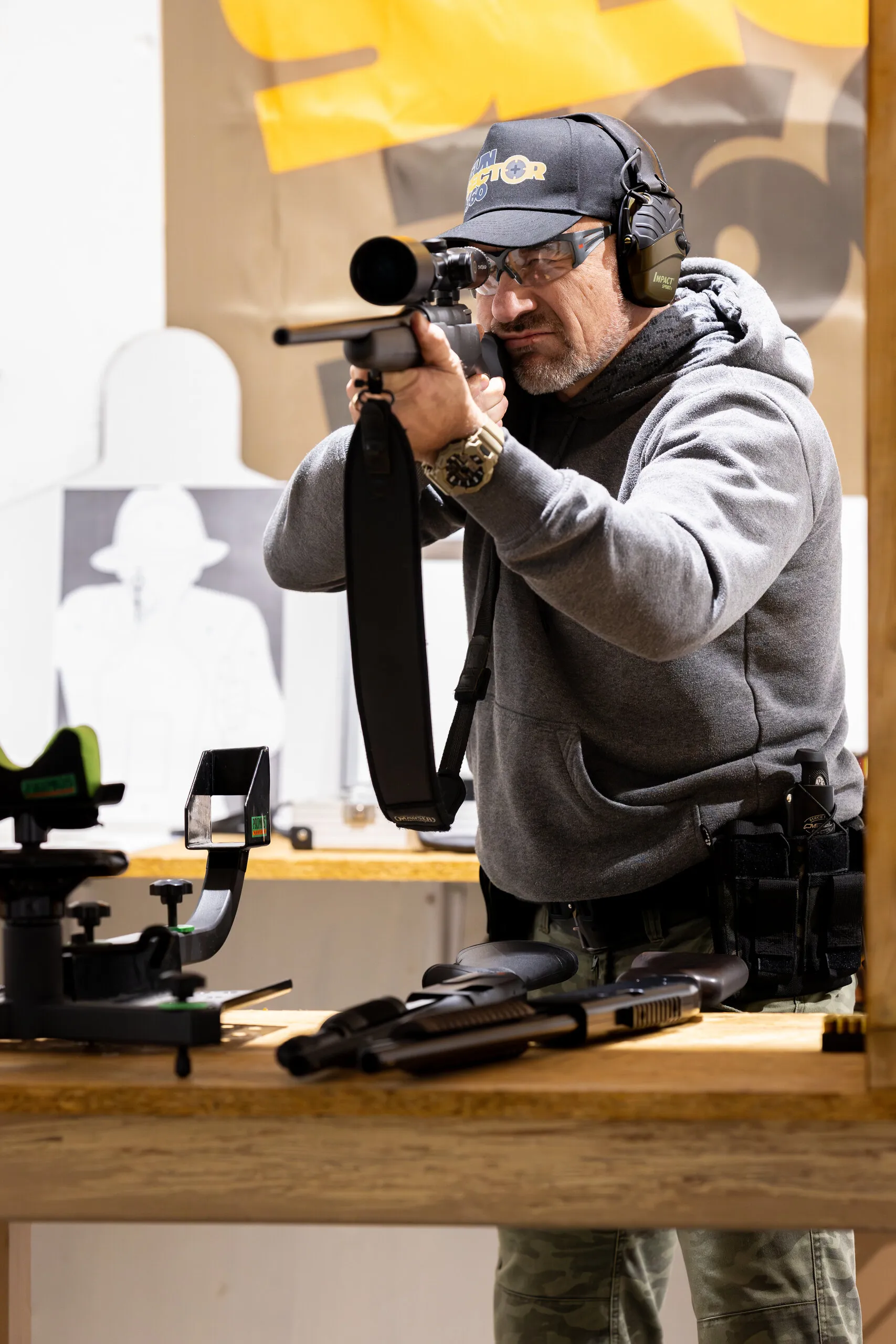 Sportlövészet oktatás profi lövészetvezetővel a Gun Sector 360-nál